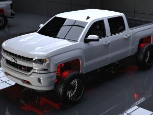 Chevrolet Silverado LT Z71 Cab Modelo 3D