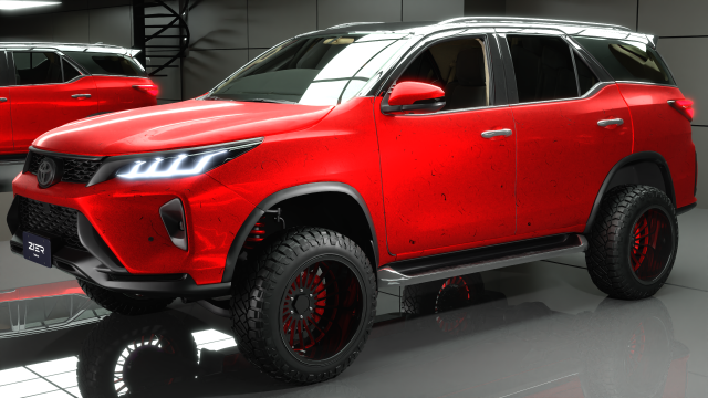 Toyota Fortuner 2022 Modello 3D .c4d .max .obj .3ds .fbx .stl .blend 