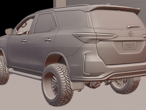 Toyota Fortuner 2022 Modello 3D