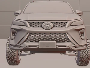 Toyota Fortuner 2022 3D Model