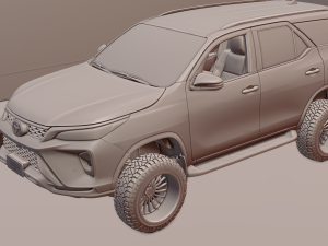 Toyota Fortuner 2022 Modello 3D