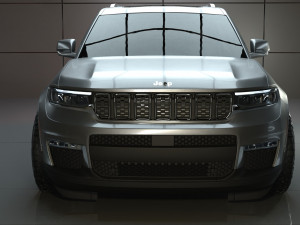 Jeep Grand Cherokee 2022 Modifed 3D Model