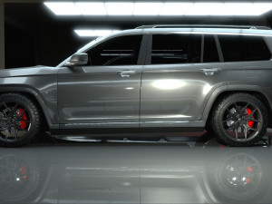 Jeep Grand Cherokee 2022 Modifed 3D Model