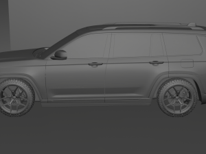 Jeep Grand Cherokee 2022 Modifed 3D Model