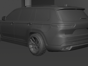 Jeep Grand Cherokee 2022 Modifed 3D Model