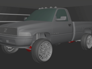 Dodge Ram 1500 old 3D Модель
