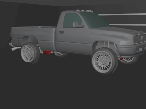 Dodge Ram 1500 old 3D Модель