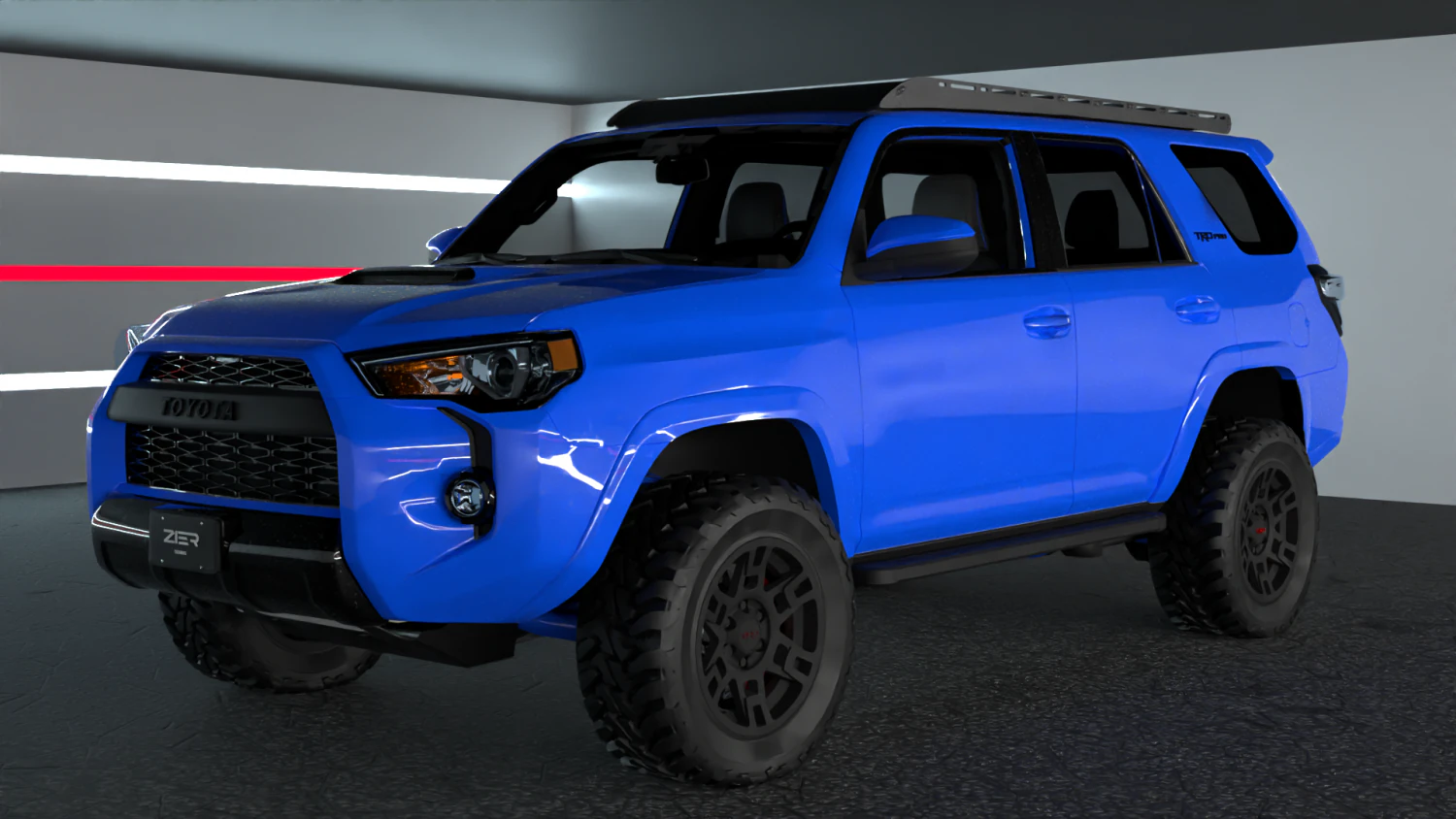 Toyota 4runner TRD 2022 3D Model .c4d .max .obj .3ds .fbx .stl .blend 