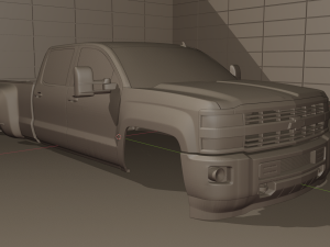 Chevrolet Silverado HD 3500 to print 3D Model