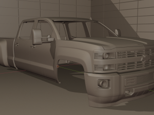 Chevrolet Silverado HD 3500 to print 3D Model