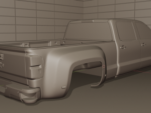 Chevrolet Silverado HD 3500 to print 3D Model