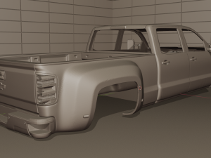 Chevrolet Silverado HD 3500 to print 3D Model