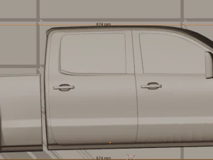 Chevrolet Silverado HD 3500 to print 3D Model