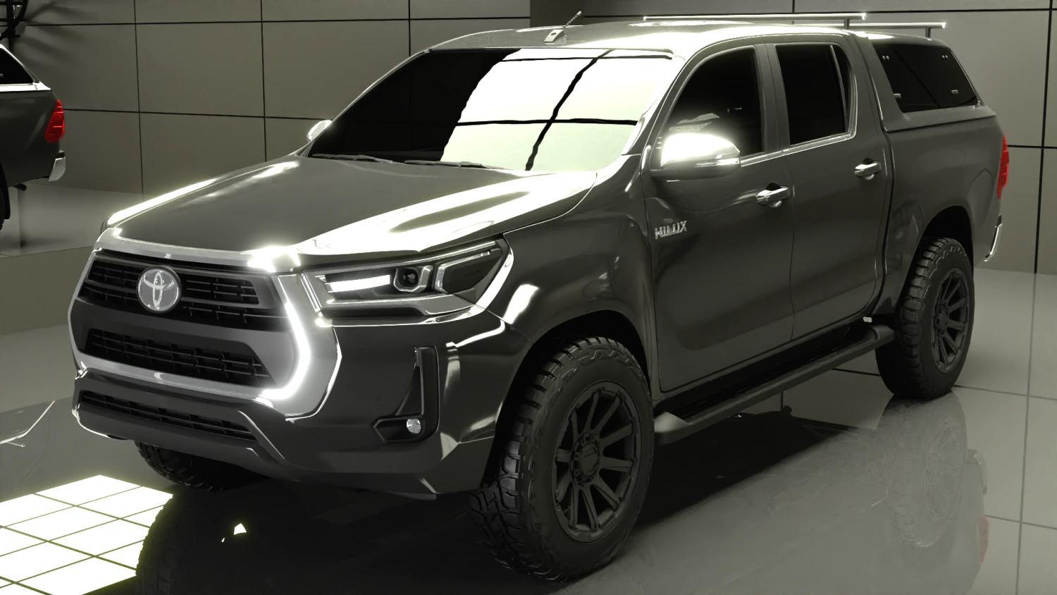 Toyota Hilux 2022 3D Model .c4d .max .obj .3ds .fbx .stl .blend 