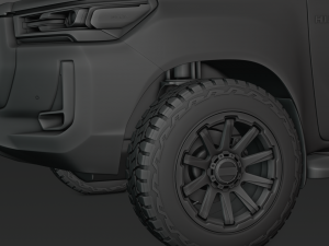 Toyota Hilux 2022 Modello 3D