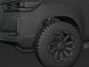 Toyota Hilux 2022 3D Model