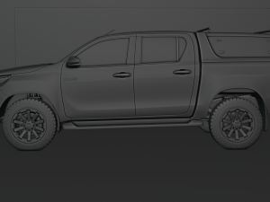 Toyota Hilux 2022 Modello 3D