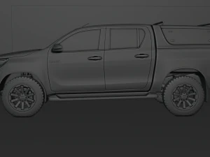 Toyota Hilux 2022 3D Model