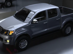 Toyota Hilux 2015 3D Model