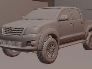 Toyota Hilux 2015 Modelo 3D