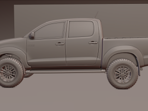 Toyota Hilux 2015 Modelo 3D