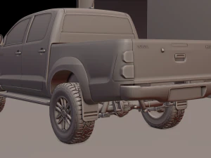 Toyota Hilux 2015 3D Model