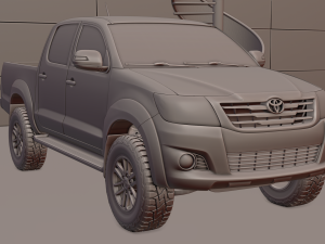 Toyota Hilux 2015 Modelo 3D