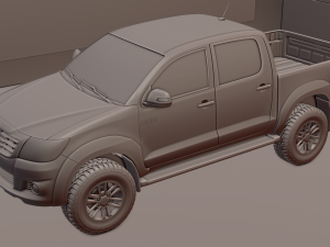 Toyota Hilux 2015 Modelo 3D