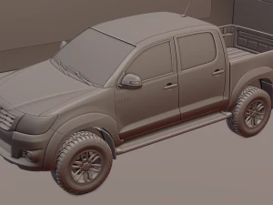 Toyota Hilux 2015 3D Model