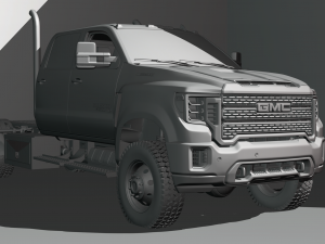 GMC Denali 4500 HD 2023 3D Модель