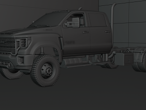 GMC Denali 4500 HD 2023 3D Модель