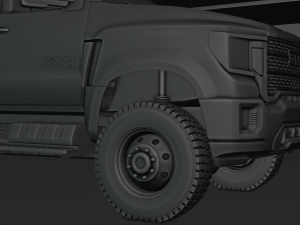 GMC Denali 4500 HD 2023 3D Модель