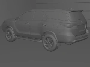 Toyota Fortuner 2018 3D Model