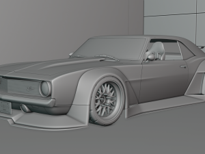 Chevrolet Camaro Z28 1968 Modified Modello 3D