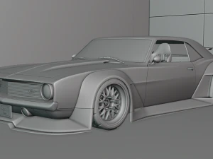Chevrolet Camaro Z28 1968 Modified 3D Model
