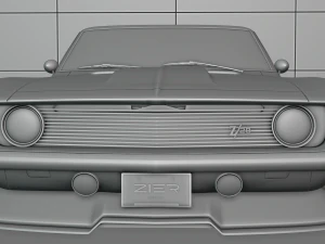 Chevrolet Camaro Z28 1968 Modified 3D Model
