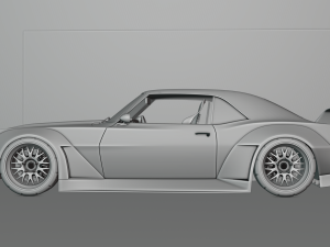 Chevrolet Camaro Z28 1968 Modified Modello 3D