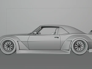 Chevrolet Camaro Z28 1968 Modified 3D Model