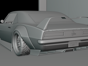 Chevrolet Camaro Z28 1968 Modified Modello 3D
