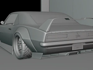 Chevrolet Camaro Z28 1968 Modified 3D Model
