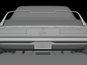 Chevrolet Camaro Z28 1968 Modified 3D Model
