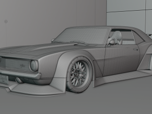 Chevrolet Camaro Z28 1968 Modified Modello 3D