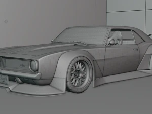 Chevrolet Camaro Z28 1968 Modified 3D Model