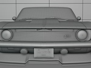 Chevrolet Camaro Z28 1968 Modified Modello 3D