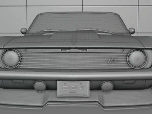 Chevrolet Camaro Z28 1968 Modified 3D Model