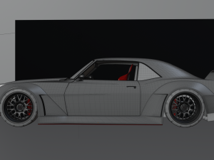 Chevrolet Camaro Z28 1968 Modified Modello 3D