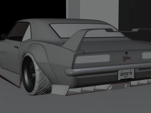 Chevrolet Camaro Z28 1968 Modified 3D Model