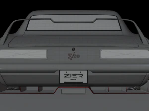 Chevrolet Camaro Z28 1968 Modified 3D Model