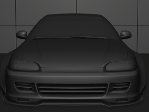 Honda Civic 98 Modified 3D Модель