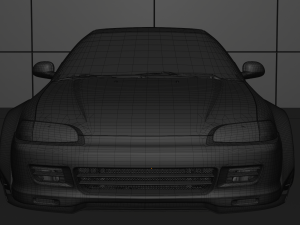 Honda Civic 98 Modified 3D Модель